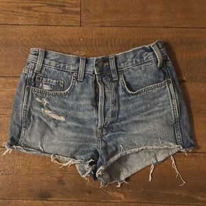 Universal Thread Blue Distressed Jean Shorts
